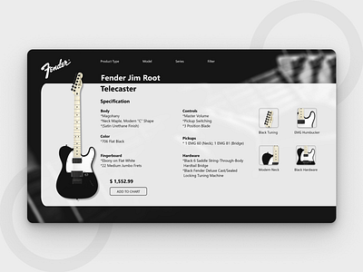 Fender Site Redesign design ui ui design uiux uiuxdesign ux web web design webdesign website design