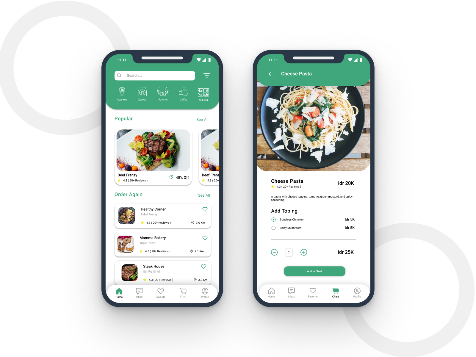 Food Delivery UI // App Concept by Defan on Dribbble