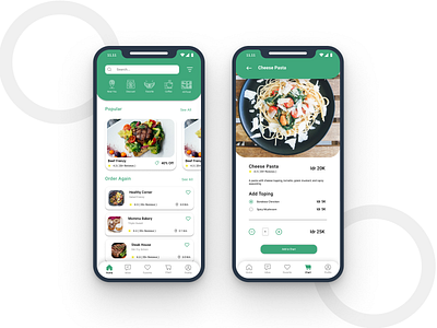 Food Delivery UI // App Concept app design design ui ui design uiux uiuxdesign ux