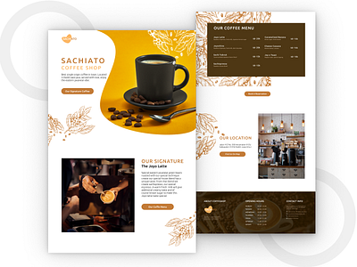 Coffee Shop Landing Page ui ui design uiux uiuxdesign ux web web design webdesign website design