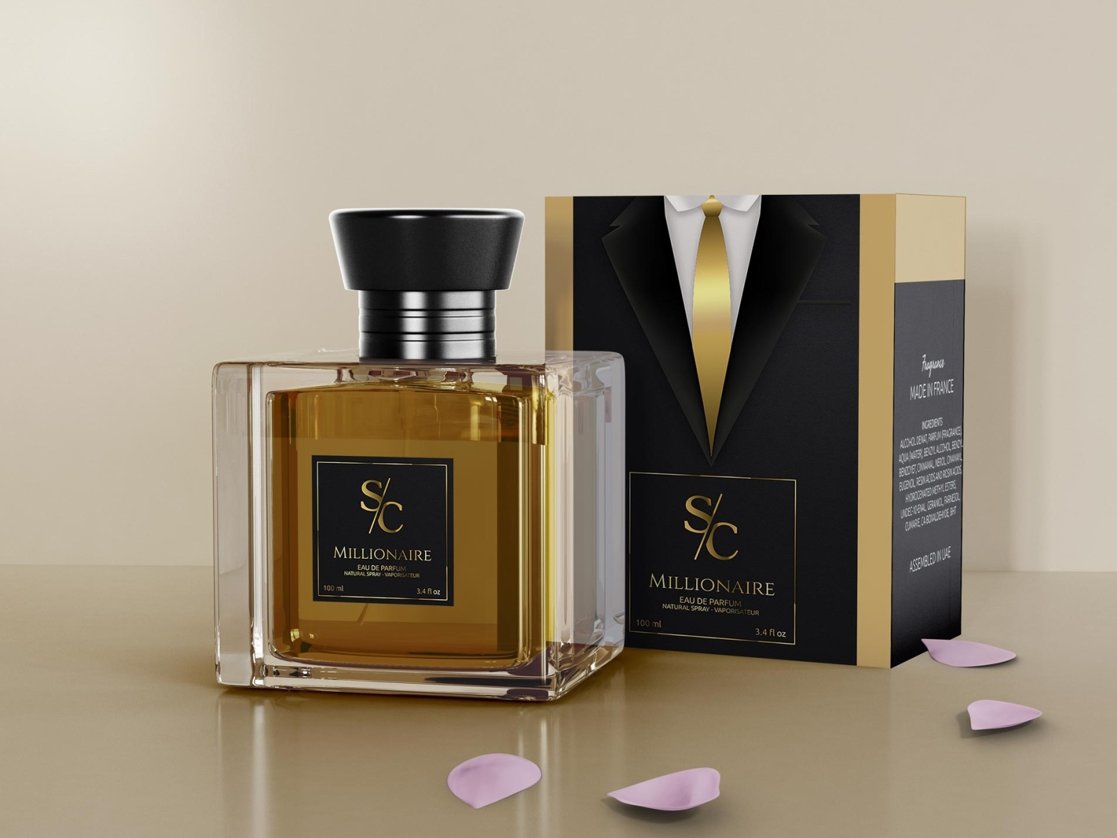 Perfume Bottle Packaging Mockup by Suhani Patra on Dribbble