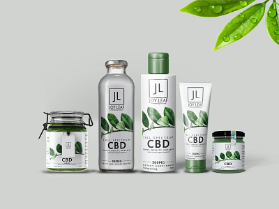 CBD Branding Bottle Presentation Mockup cbd mockup