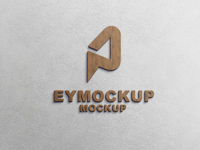 Wooden Premium Logo Mockup
