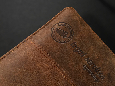 Leather Premium Logo Mockup