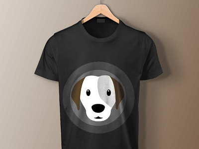 Puppy T-Shirt Art Mockup