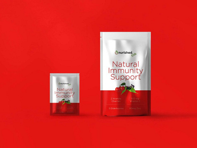 Immunity Booster Pouch Mockup branding business design illustration