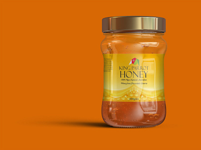 Big Honey Jar Bottle Mockup