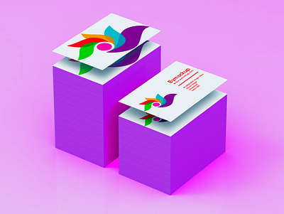 Bright Visiting Card Mockup branding business card design illustration logo mockup new premium typography visiting