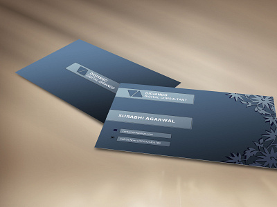 Ash Business Card Design ash branding business card color design illustration mockup psd