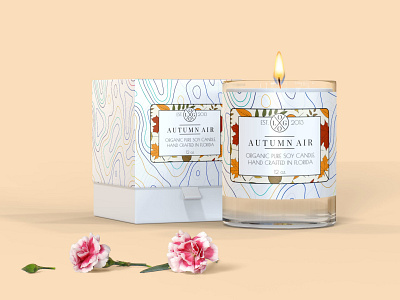 Candle Packaging Label Mockup