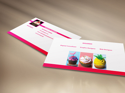 Bakery Business Card Design bakery branding business card design illustration mockup psd