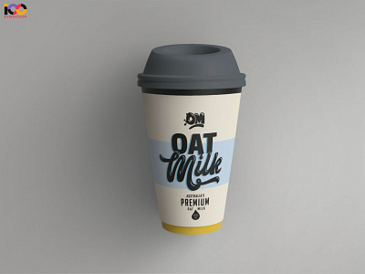 Disposable Paper Cup Mockup