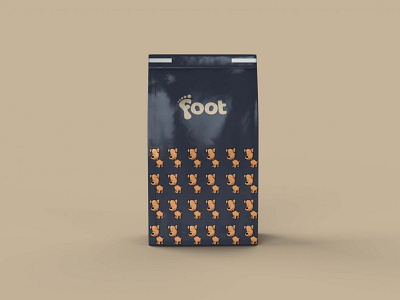 Dog Foot Branding Mockup branding business design dog foot illustration logo mockup typography ui ux vector
