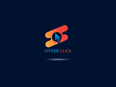 Hyper Click logo design brand identity branding design dribbble logo flat logo logo creation logo design logo designer logo expart logo icon logo mark minimal logo software logo