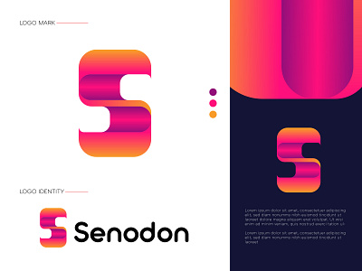 Senodon logo design concept ( S logo ) brand identity branding design dribbble dribbble shot flat icon illustration logo logo design logo designer logo mark logodesignerclub logodesigners logodesignerteam logodesignmockup minimal logo modern modern logo software logo