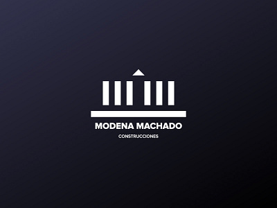 Módena Machado Logo design architecture branding construction diseño diseño de logos logo logo design matias canobra nelo nelo design