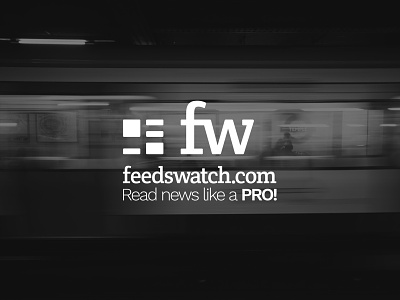 FeedsWatch logo design branding design icon logo logo design typography