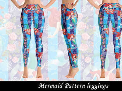 mermaid Pattern leggings