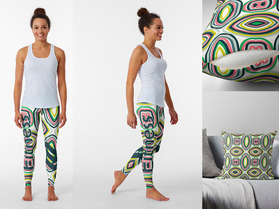 Color splash Pattern leggings