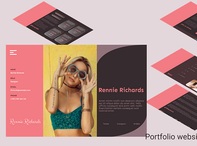 Portfolio web design porfolio uidesign uiux uxdesign uxui web design website website template