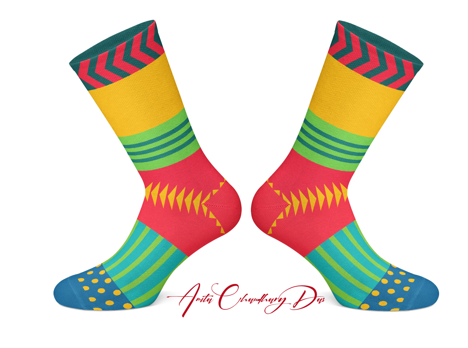 Socks Design by amy das on Dribbble