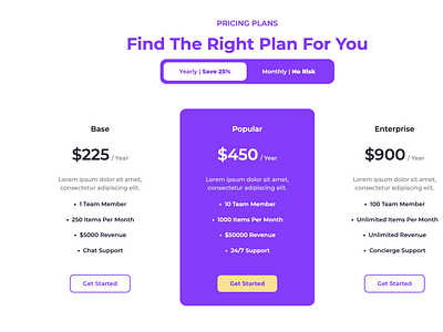 Pricing Section