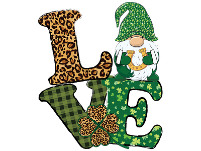 Love Gnome St Patrick s Day