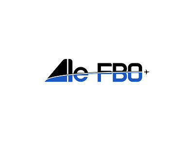 FBO branding fbo flight graphic design logo plane