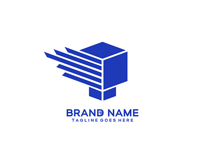 Flat Box Logo Design 3ddesign branding design flat flatdesign graphic design logo logo design memorable modern simple