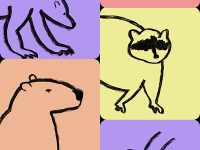 Help Ukrainian zoos and animal shelters animation colors colourful digital illustration donate doodles illustration raw ukraine zoo