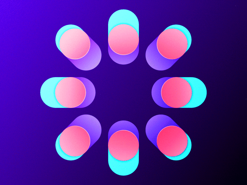 82 🥳 2020 animation celebrate fireworks gradient loop motion design neon new years