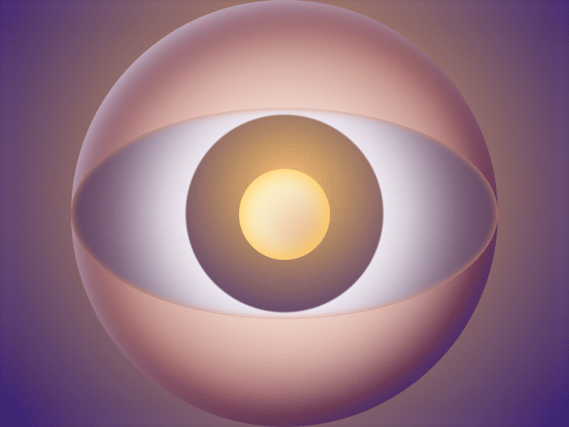 94 👁️ 2d calm circle design eye flow glossy gradient loop motion graphics relaxing sleepy smooth