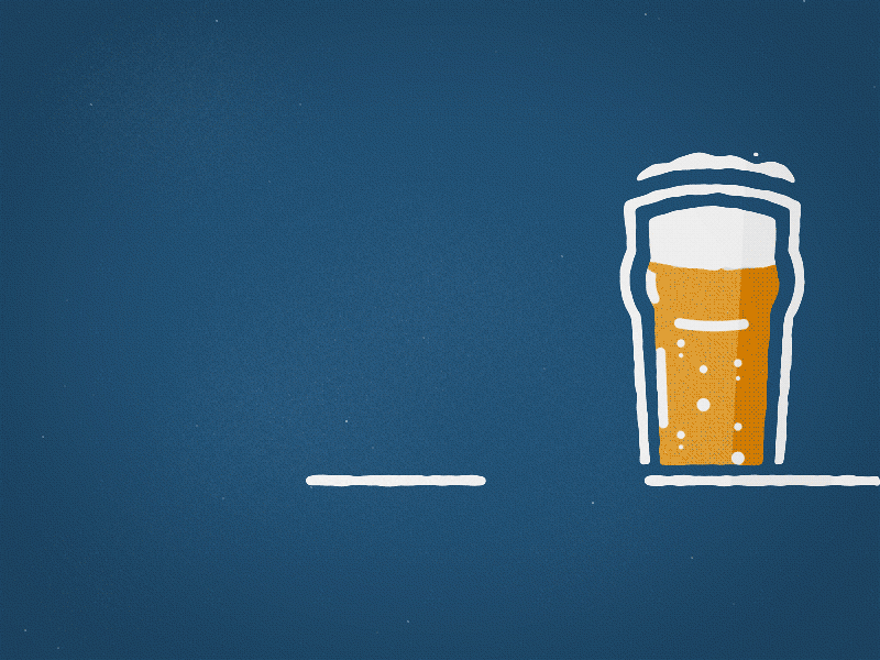 Beer animation beer carl johan hasselrot design gif line loop motion graphics pouring