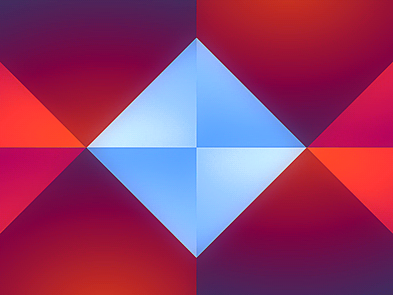 10 - Triangle blue cj diamond loop motion red triangle weekly upload