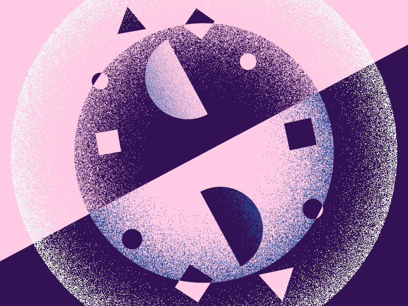 39 / 52 ๐ challenge fun motion design spinning rotation loop cj half side explosion 39