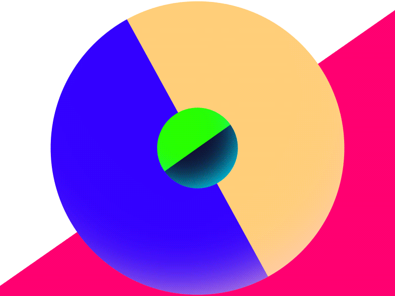 48 / 52 🥝 2d 48 animation art design flat gif green half loop motion spinning