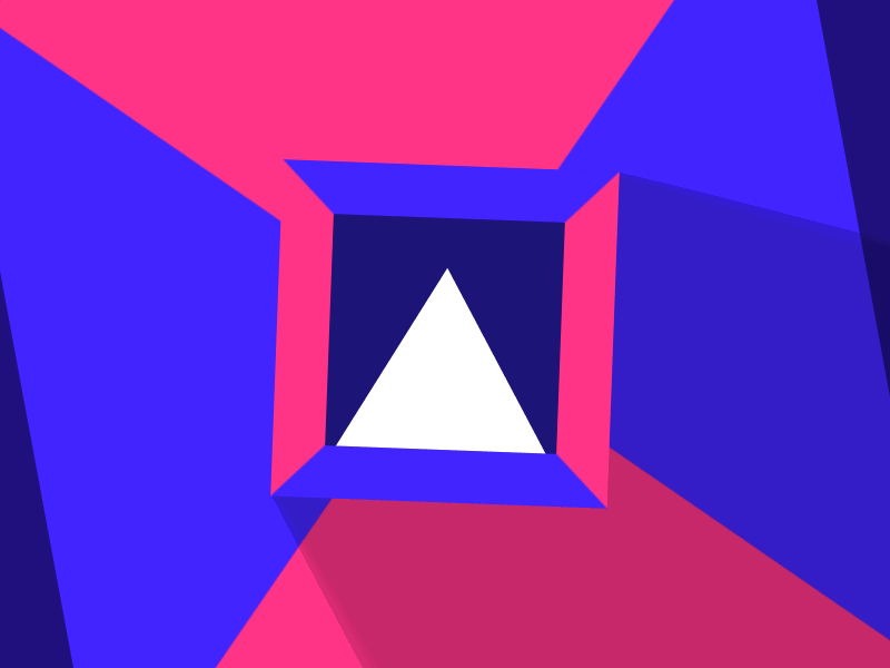 51 / 52 🌺 motion graphics 2d loop animation night dark push drop shadow point arrow