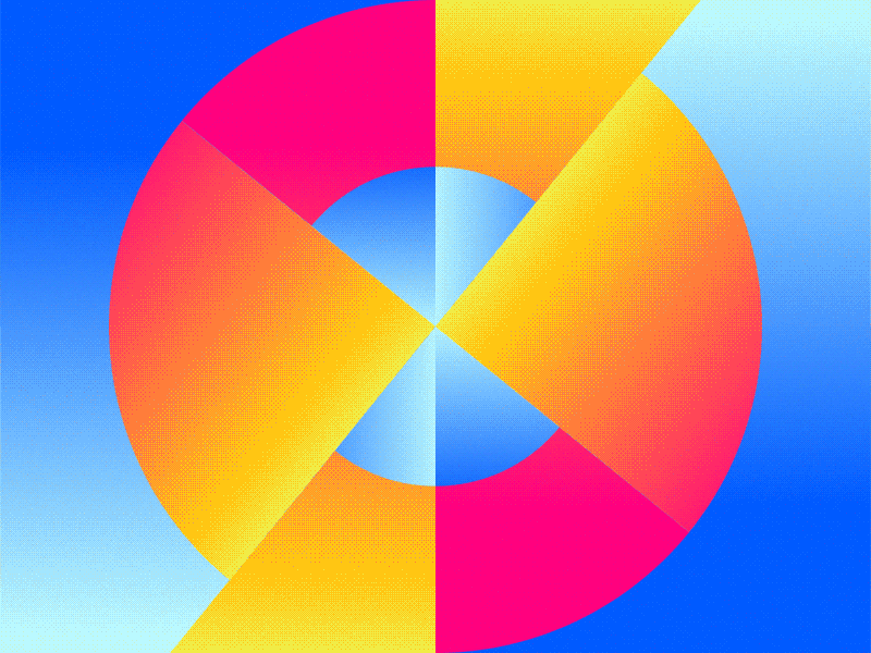54 ☀️ abstract animation art circle design designinspiration gradient icon loop motion