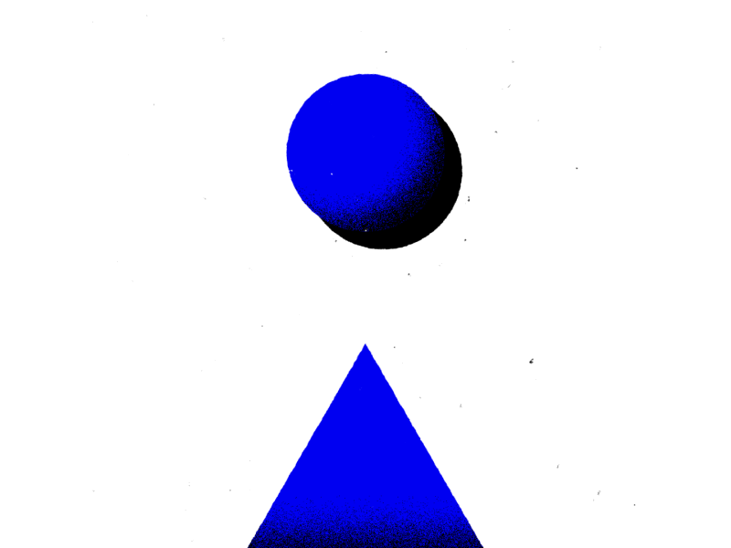 Blue ๐ triangle square shadow noise motion mixedpartsbrief loop inpiration heart designinpiration design circle blue after affects animation 2d