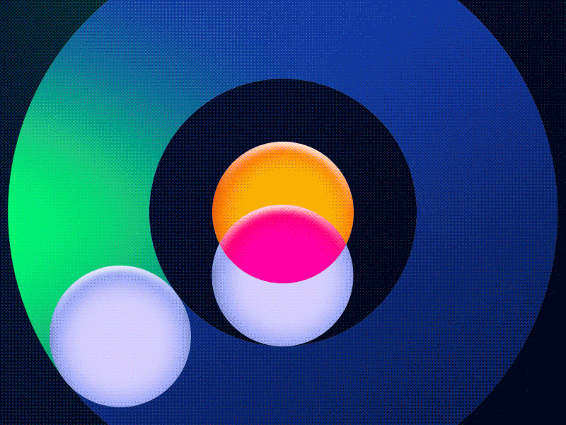 57 - Circles 🔴✨🔵✨ 2d after effects animation circle circle design gradient icon loop motion design smooth