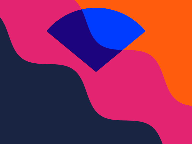 58 - 🌊 clock circle waves gif loop motion animation 2d color inspiration design