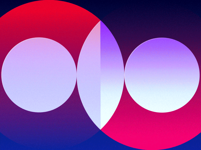 65 👄 2d abstract animation blue circle cj gradient motion red rotate yinyang