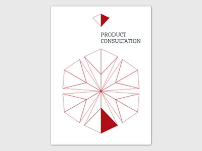 Abstract Geometric Marketing Postcard