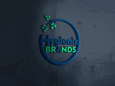 Hygienix Brands branding branding and identity buisnesslogo corporate identity design graphicdesign logo minimal minimalist mockup soupgraphix