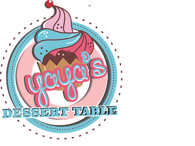 Yo Yo's Dessert Table branding branding and identity buisnesslogo corporate identity cup cake logo iceland logo