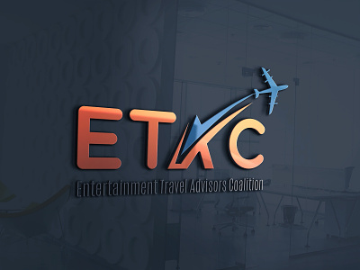 ETAC (Entertainment Travel Advisors Coalition) branding branding and identity buisnesslogo corporate identity design graphicdesign logo minimal minimalist mockup
