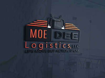 MOE DEE LOGISTICS branding branding and identity buisnesslogo corporate identity design graphicdesign logistics logistics company logistics logo logo trucking