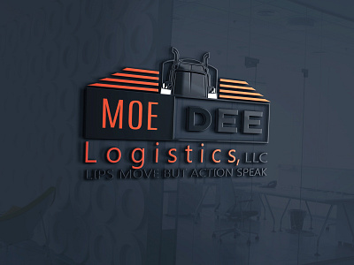 MOE DEE LOGISTICS branding branding and identity buisnesslogo corporate identity design graphicdesign logistics logistics company logistics logo logo trucking