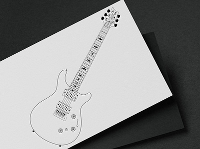 Guitar from Orignal branding branding and identity buisnesslogo corporate identity logo