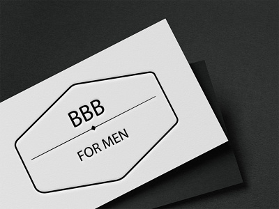 BBB For men black shade logo logodesign minimal logo professional logo professional resume